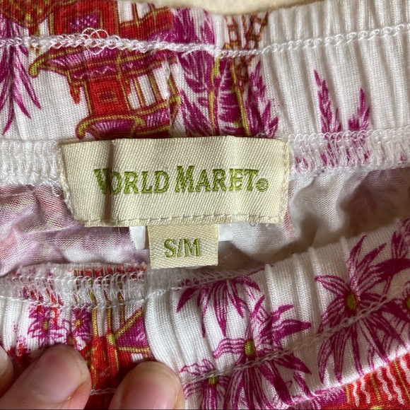 World Market patterned shorts size S - Picture 3 of 3